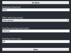 settings list