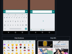EmoticonGIFKeyboard Screenshot 1