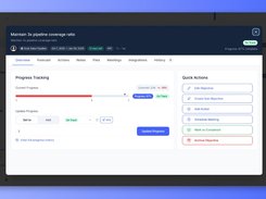Objective tracking, update progress and manage actions