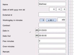 Employee data