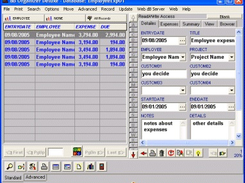 Employee Expense Organizer Advantage Screenshot 1