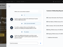 Emporix Chatbot "New Customer Onboarding"