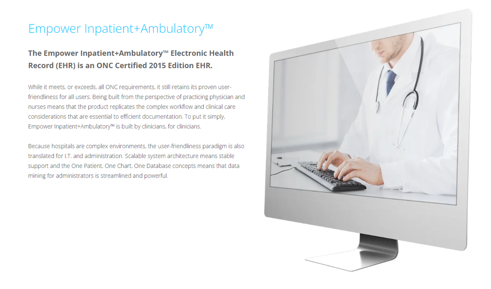 Empower Inpatient+Ambulatory Screenshot 1