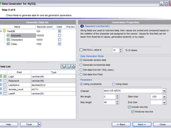 EMS Data Generator for MySQL Screenshot 1