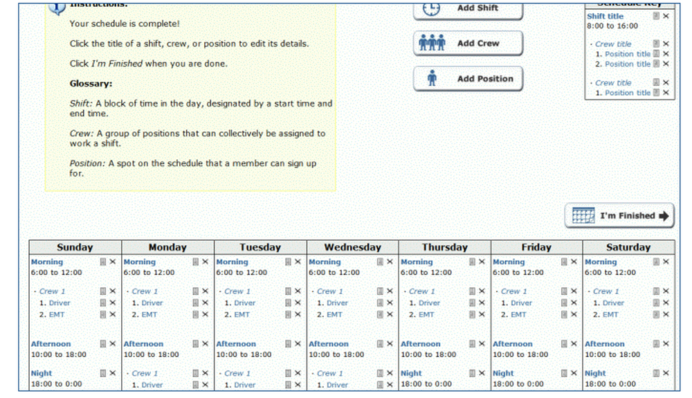 EMS Planner Screenshot 1