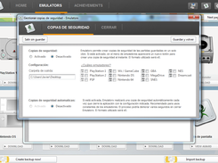 Emulatorx 5 RC - Backups