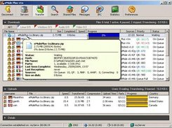 eMule Plus main screen