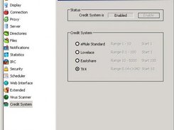 Credit system option