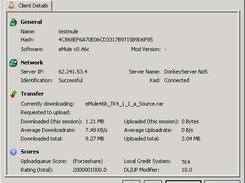 Client details dialog