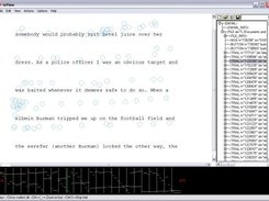 Main interface of the emXML editor