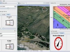 CPS with terrain viewer, primary forces and haul chart