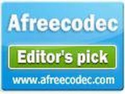 Award from afreecodec.com