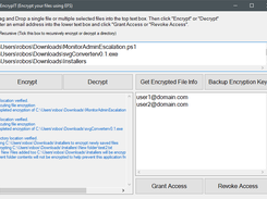 Image of app after Recursive Encrypt