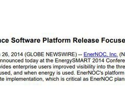 EnerNOC Energy Intelligence Software Screenshot 2