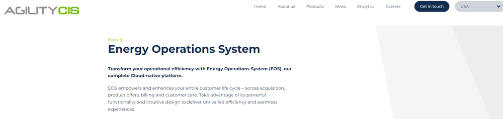 Energy Operations System (EOS) Screenshot 1