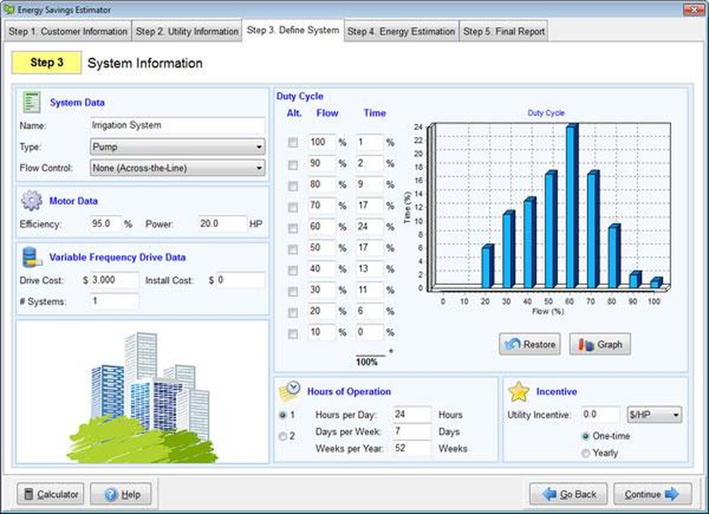 Energy Savings Estimator Screenshot 1