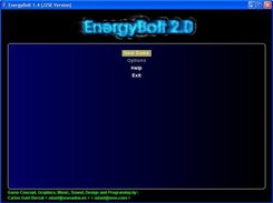 Menu of the game