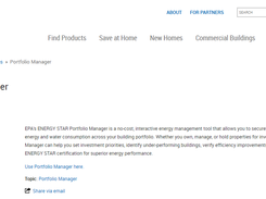 EnergyStar Portfolio Manager Screenshot 2