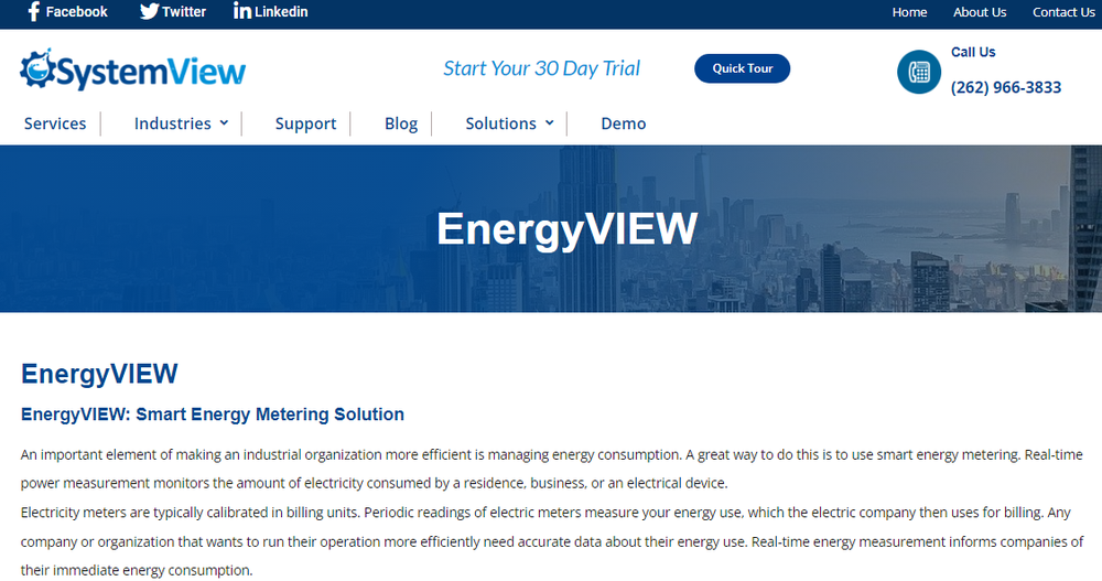 EnergyVIEW Screenshot 1