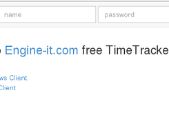 Server: log in window