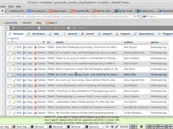 Quotes in phpMyAdmin