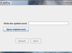 During spelling (WinVista)