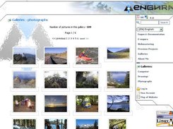 Galleries are generated automatically from uploaded pictures