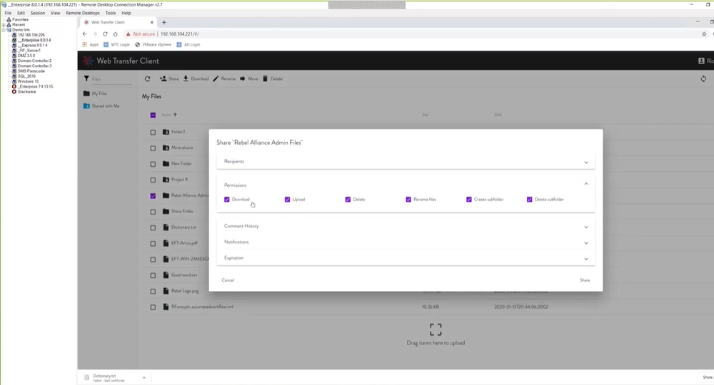 Workspaces - collaboration