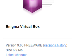 Enigma Virtual Box Screenshot 1