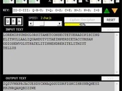 Main window during encryption process