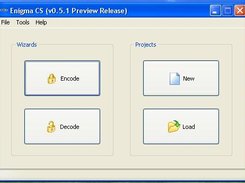Main window (Enigma CS v0.5.1.672)