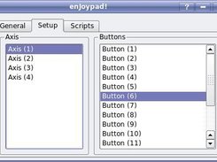 Buttons and axis setup