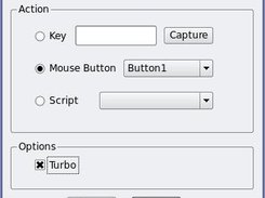 Button configuration dialog