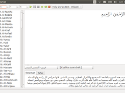 Ensiklopedia Qur'an 3.0.0 di Ubuntu 13.10