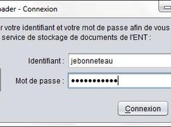Fenêtre de connexion