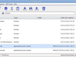 Fenêtre principale sous Linux
