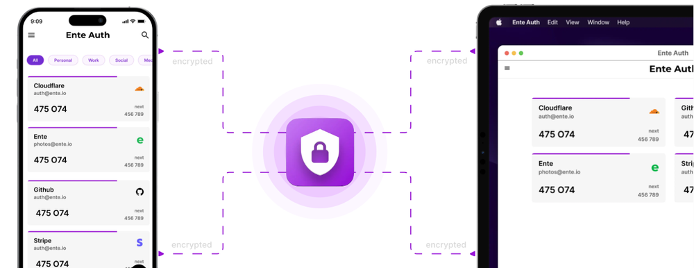 Ente Auth Screenshot 1