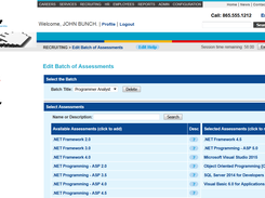 Edit Batch of Assessments