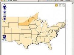 Cached png tiles map