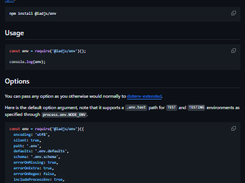 env Koa Screenshot 1