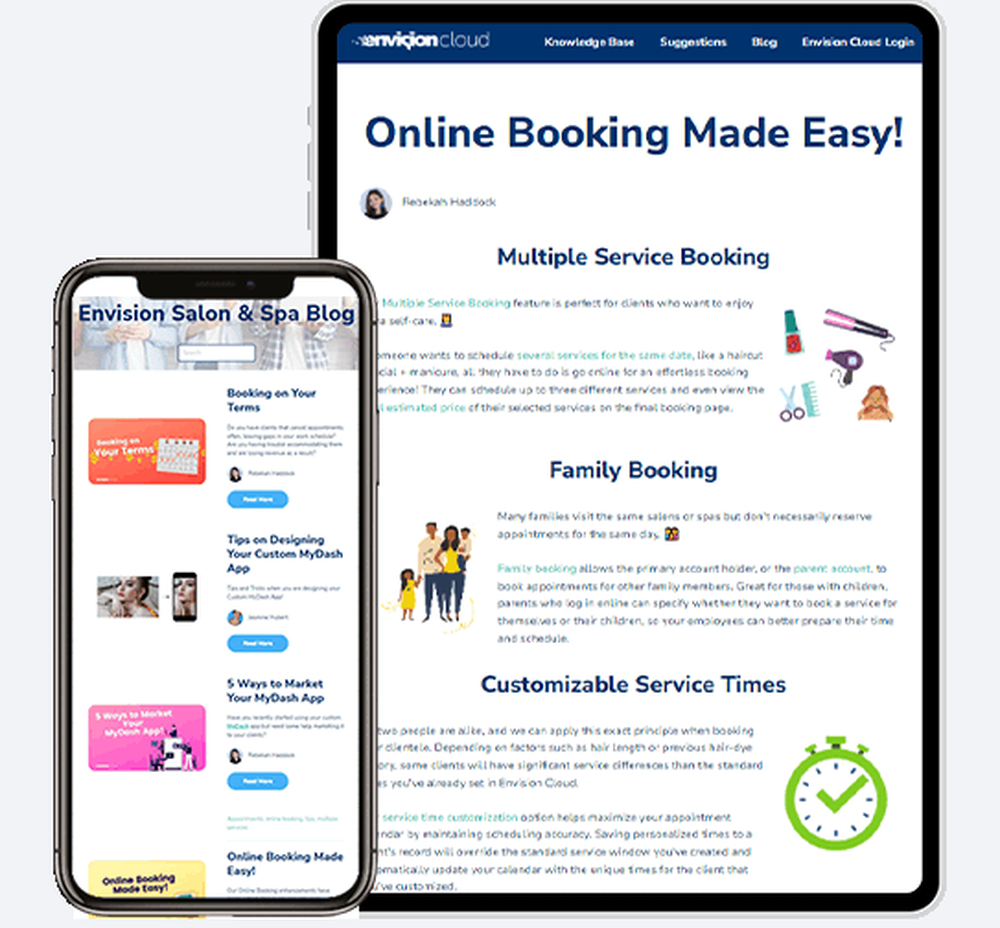 Envision Salon Software Screenshot 1