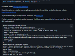 Enzyme.jl Screenshot 1