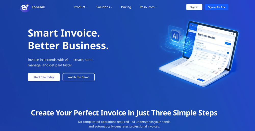 Eonebill Screenshot 1