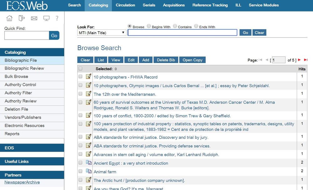 EOS.Web Screenshot 1