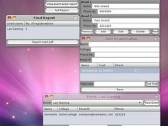 All the windows in one screenshot