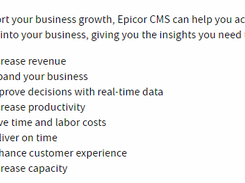 Epicor CMS Screenshot 3