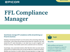 Epicor FFL Compliance Manager Screenshot 1