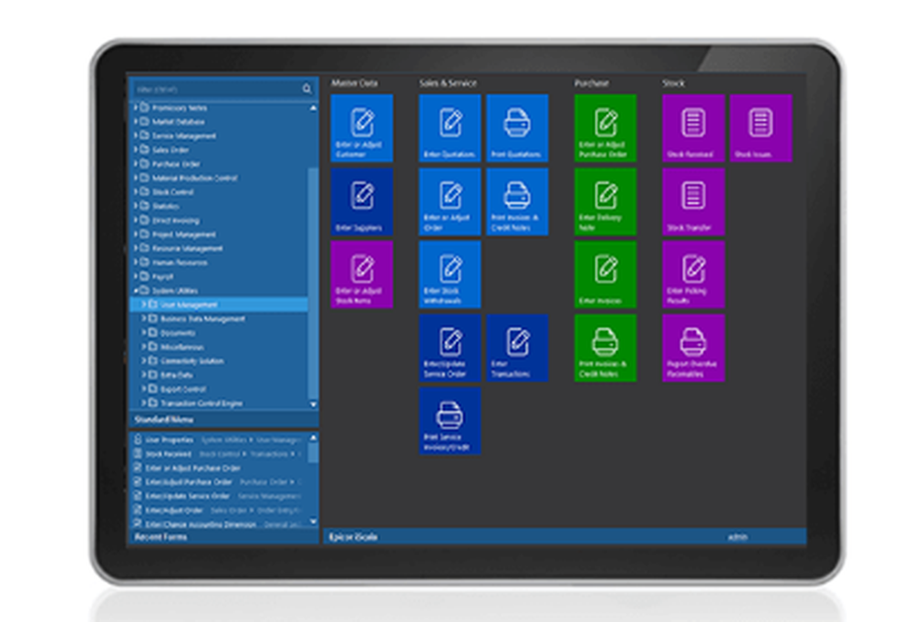 Epicor iScala Screenshot 1