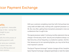 Epicor Payment Exchange Screenshot 1