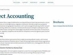 Epicor Project Accounting Screenshot 1